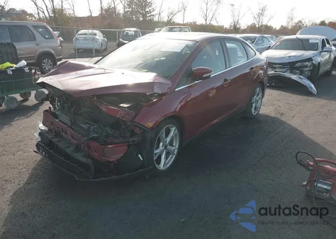 2016 Ford Focus Titanium from USA, damaged, VIN 1FADP3J24GL305028